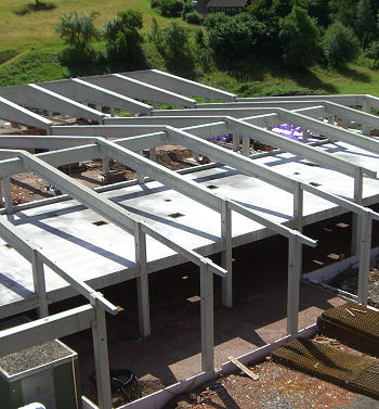 Neubau Halle Firma Abraham