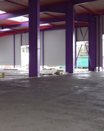 Neubau Halle Firma Grohe