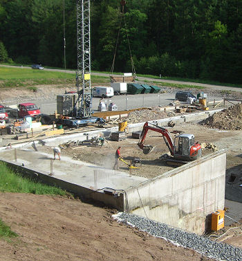 Neubau Halle Firma MAFAC